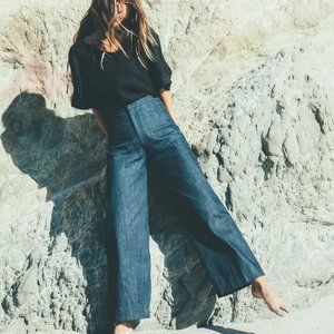 Ozma Wide Leg Denim Medium